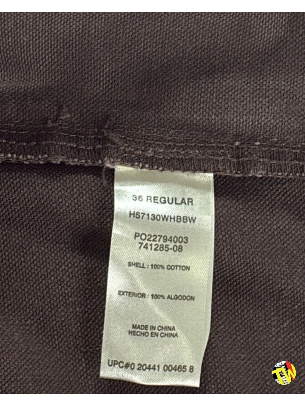Y2K Big Smith Carpenter Shorts Faded Brown Canvas Workwear